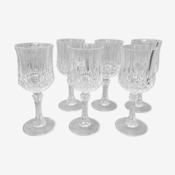 Verres à pied "diamant"