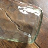 Clear glass demijohn carboy