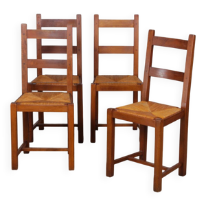 suite de 4 chaises en