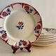 11 Flat plates Badonviller art nouveau