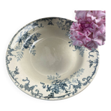 Deep plate stamped Choisy le Roi model Floréal