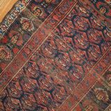 Handmade antique Persian Kurdish runner 100cm x 356cm 1900s