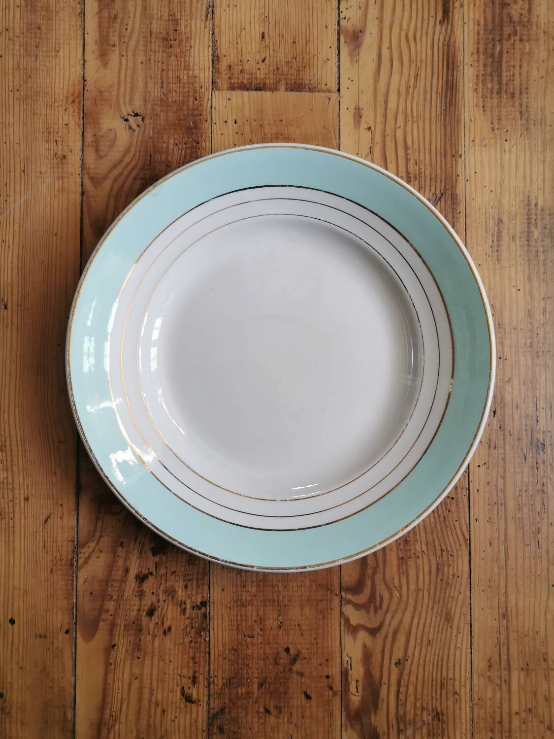 Vintage round dish K&G Lunéville, Regency