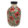 A mid-century vase with painted flowers. Portugal, 1950-60s. Majolica style