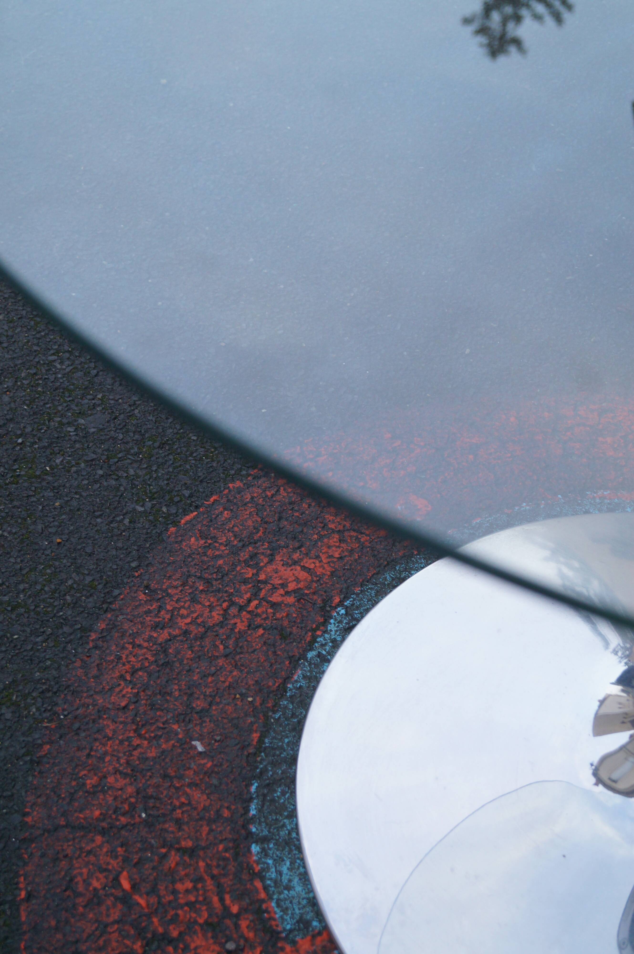 Design table base chrome tulip