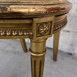 Pair of chairs Louis XVI gilded wood Masion Gouffé