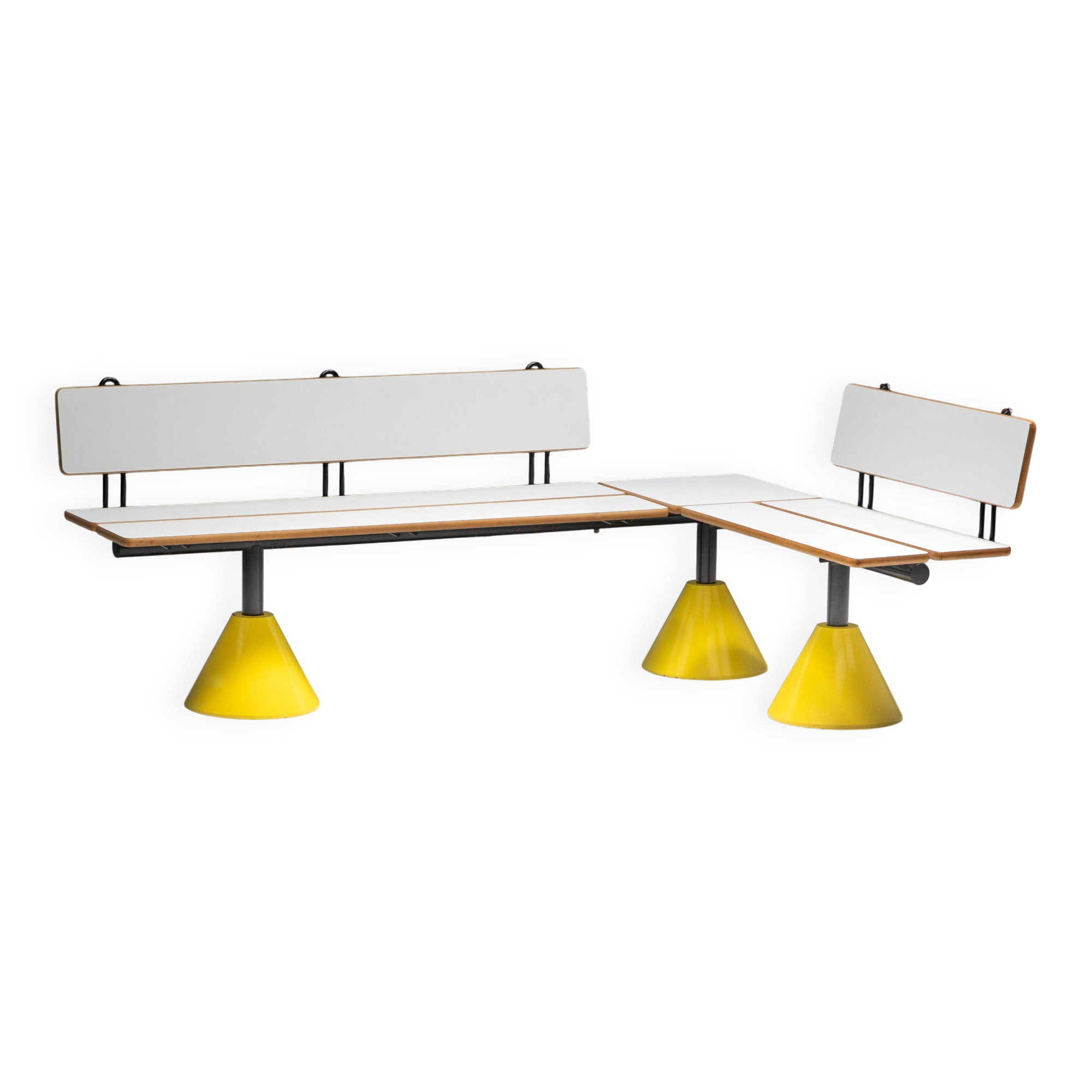 Modular postmodern seating system, Italy, 1980s