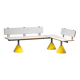 Modular postmodern seating system, Italy, 1980s