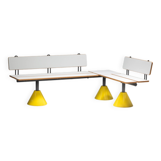 Modular postmodern seating system, Italy, 1980s