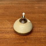 Mid-century Danish studio ceramic oil lamp by Bjergard, 1960s.