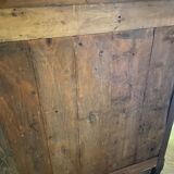 Large old pine cabinet
