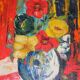 Bouquet de fleurs de B Del Giudice XXème