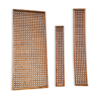 Set of 3 Panels Moucharabieh