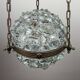 Antique style Art Nouveau chandelier with chains, Austria, 1890s