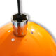 Suspension orange plexi and glass of the 70s