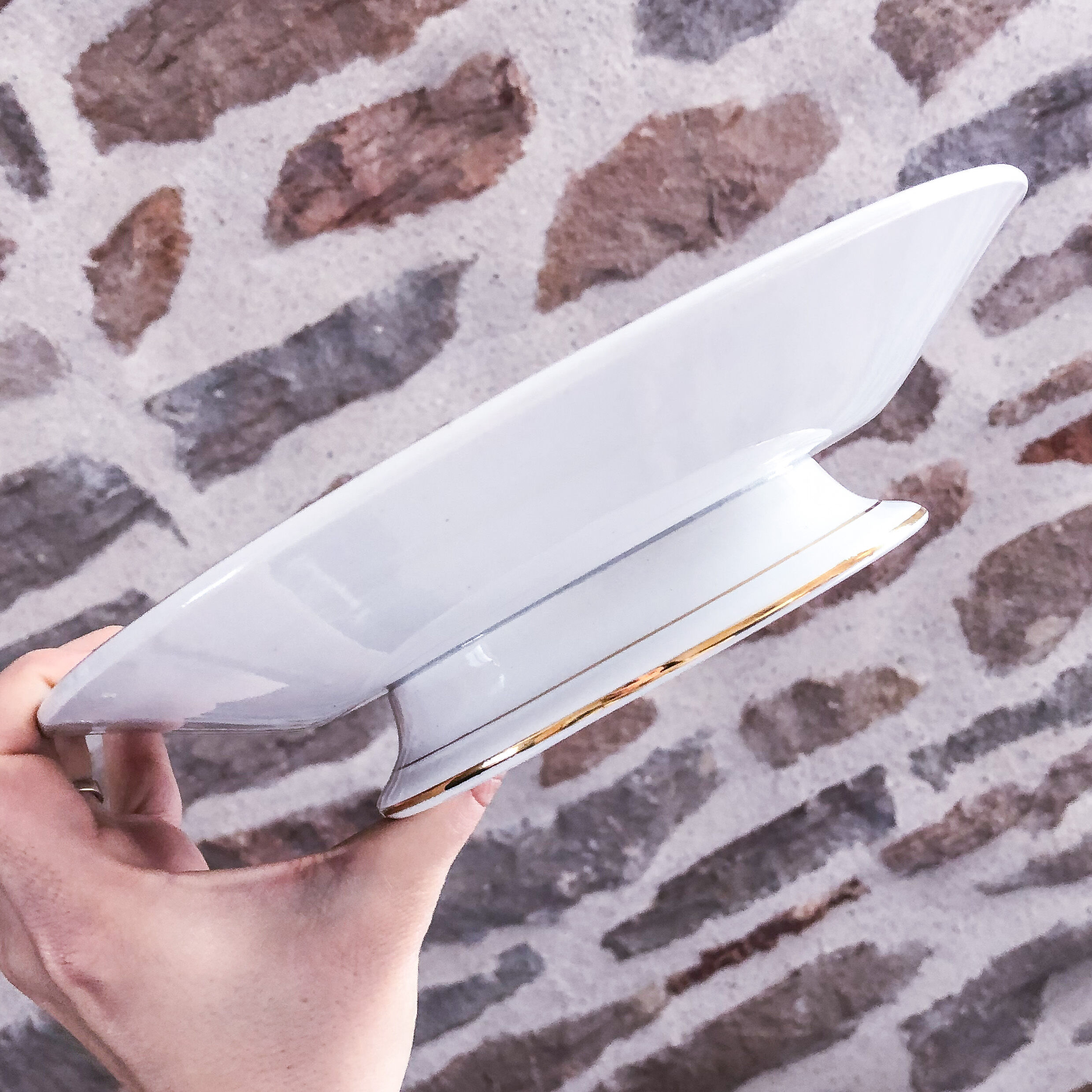 Luneville earthenware presentation plate