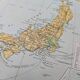 Imprimée en 1909, L'Empire du Japon