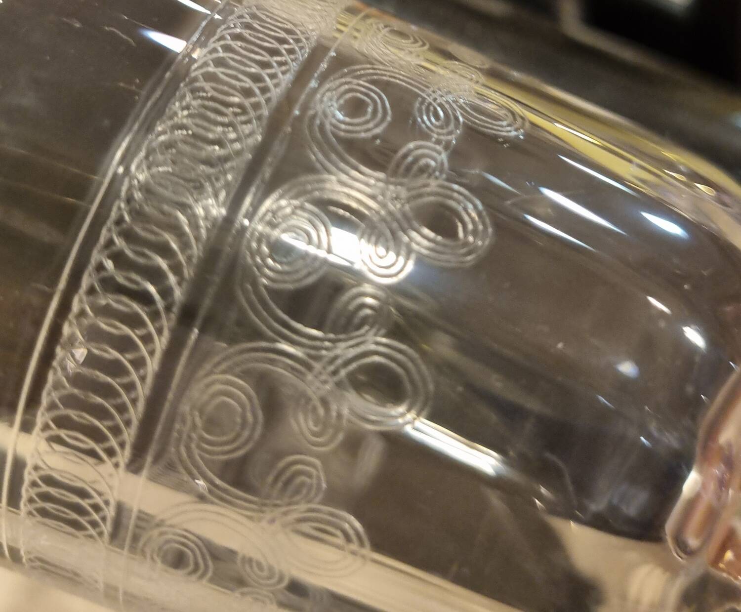 Set of 8 Baccarat glasses