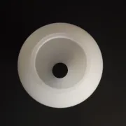 Pair Vintage Opaque White Glass Replacement Shades Chandeliers/Wall Lights