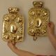 Pair Of Baroque Style Swedish Brass Sconces