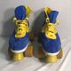 Ancienne paire de patins à roulettes bleu & jaune taille 41