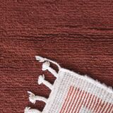 Modern Brick Red Rug - 296 x 212 cm
