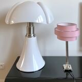 Silver metal lamp 50s