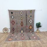 Azilal Berber rug in handmade wool 306 X 190 CM