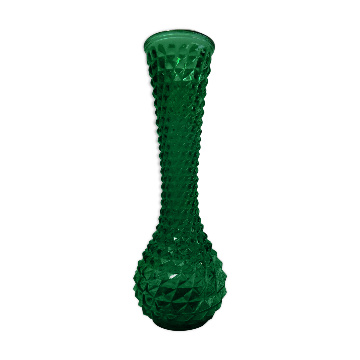 Vase - soliflore a picots vintage