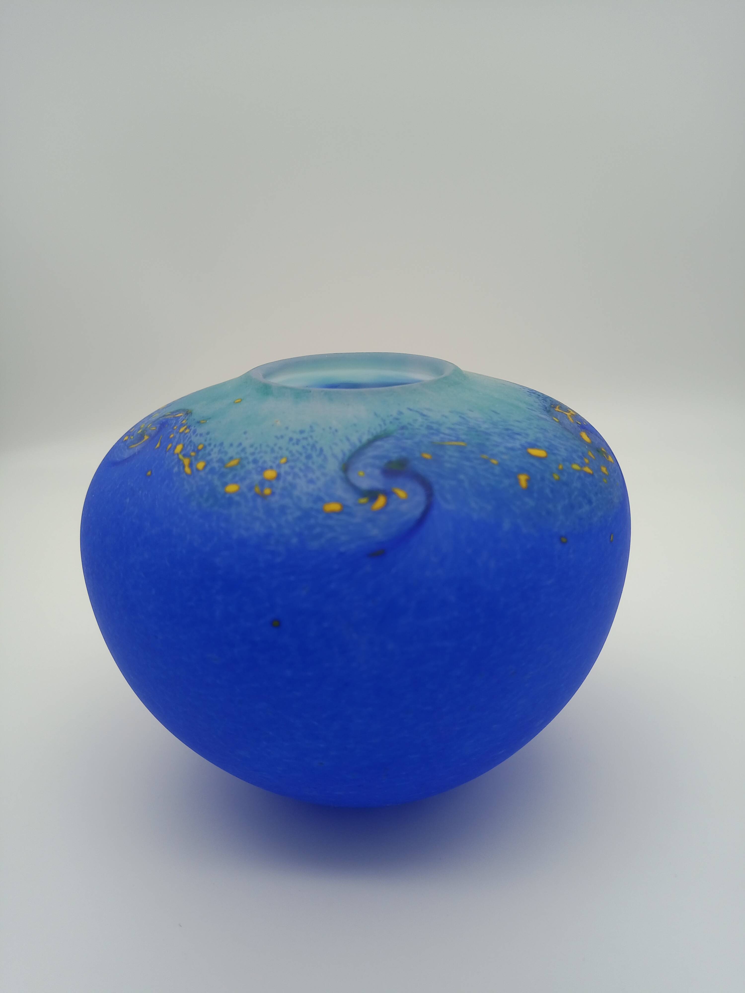 Contemporary blown glass vase