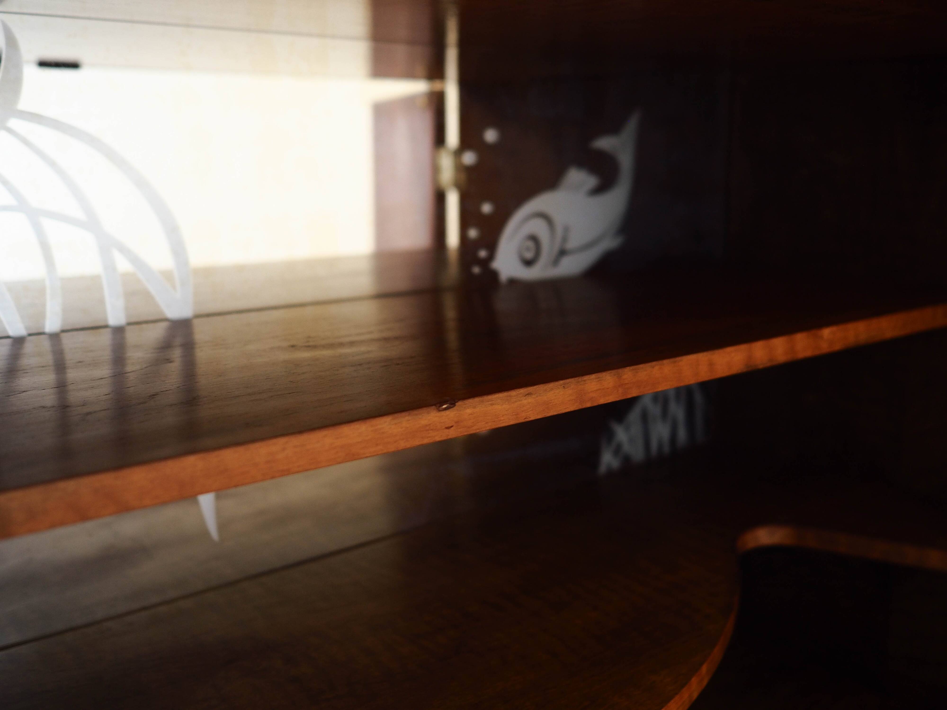 Walnut sideboard, Danish design, 1960s, production: Denmark