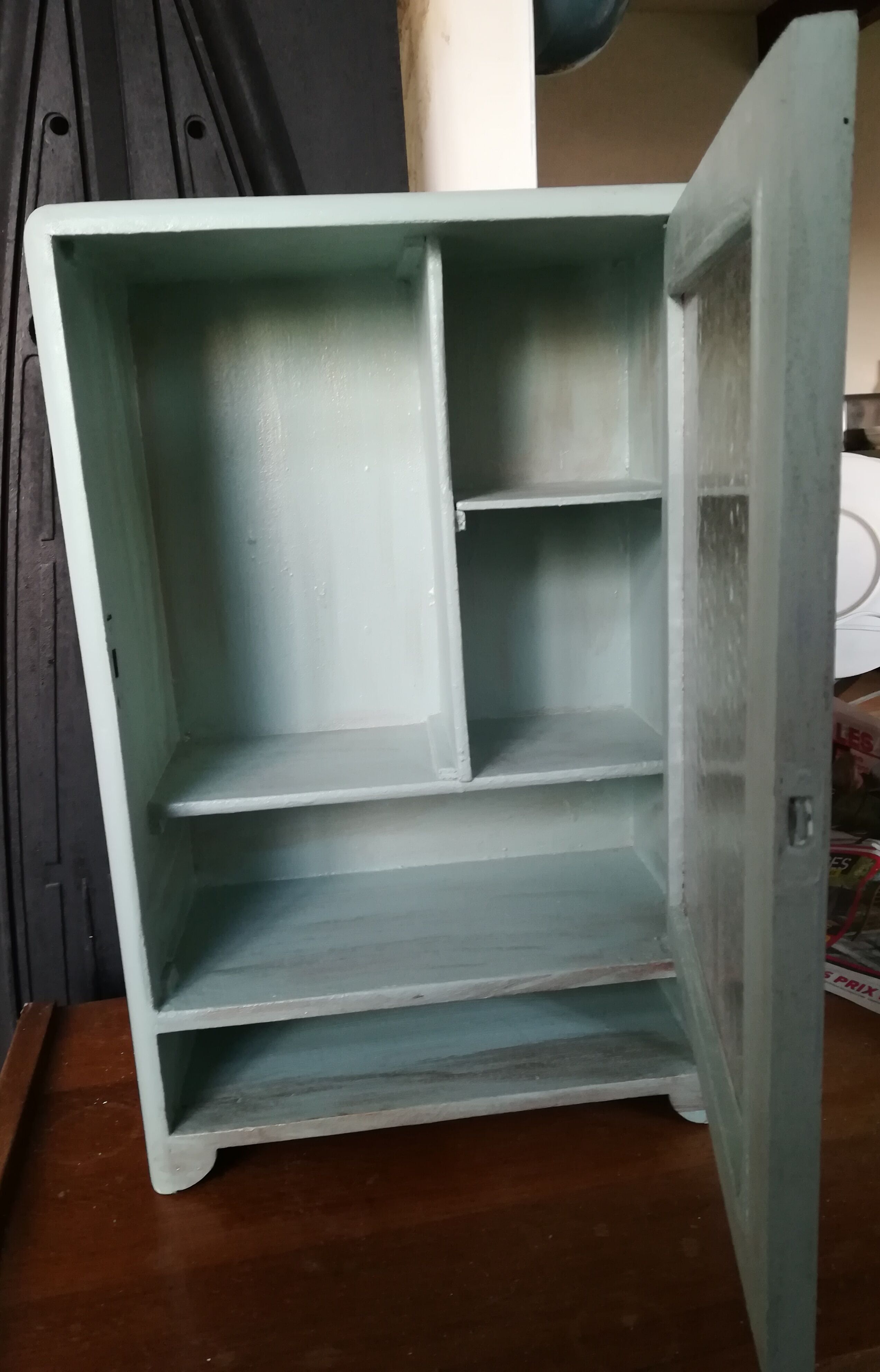 Old fashioned pharmacy Cabinet