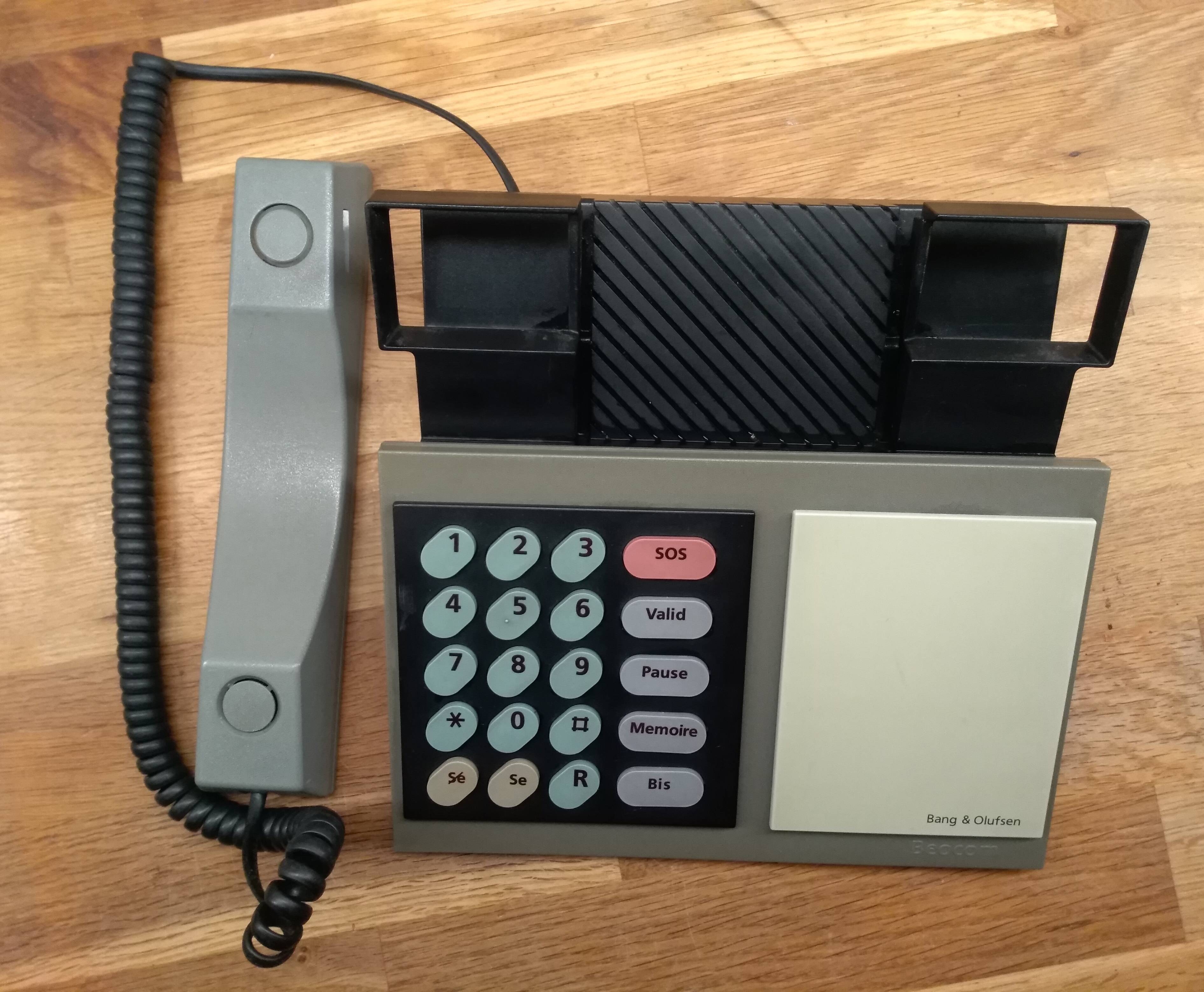 Telephone Bang & Olufsen Beocom 1000, 1986
