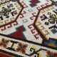 Vintage wool rug with fringe