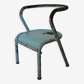 Jacques Hitier children's chair blue
