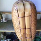 Vintage bamboo suitcase