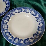 Duo plates flat and hollow apple Saint-Amand