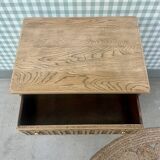 Oak bedside table (refurbished)