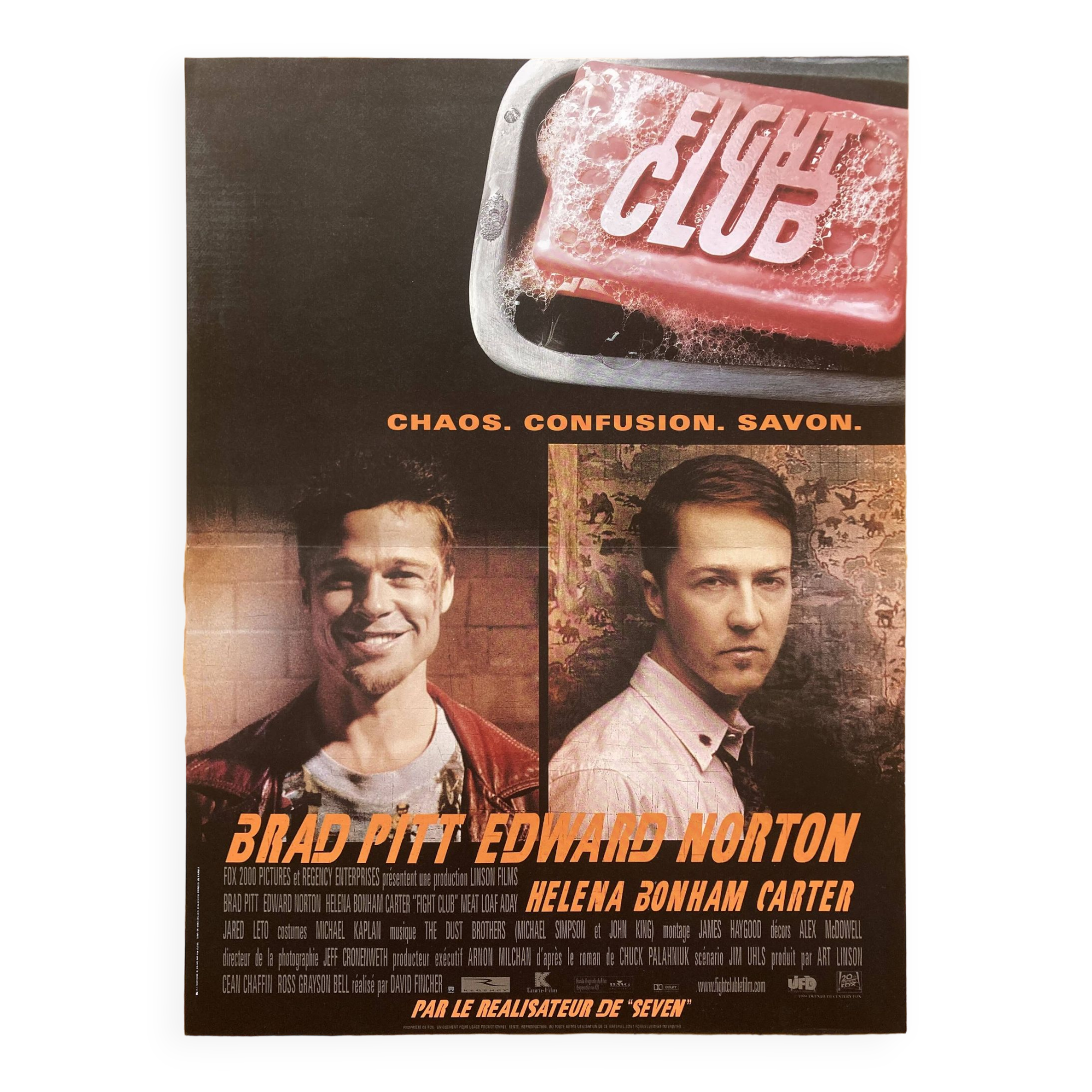 Affiche cinéma originale "Fight Club" David Fincher