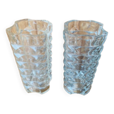 Pair of Windsor Luminarc vases from the 70s