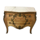 French chest of drawers raw wood:with marble top bronze fittings