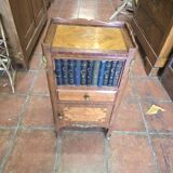 Fake book bedside table with doors