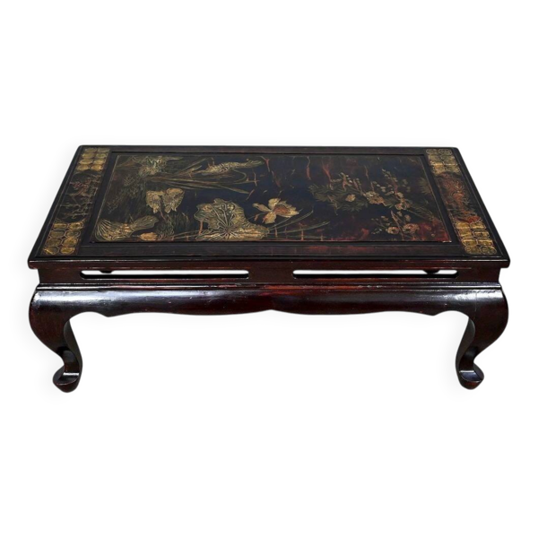 Table Basse en Bois Laqué, Chine – 1960