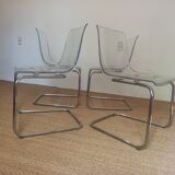 Chaise plexiglas vibtage Carl Ojerstan