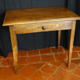 Bureau en bois naturel de chêne 85 x 58 cm