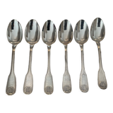6 tablespoons.  christofle model Vendôme/shell