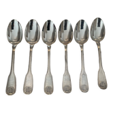 6 tablespoons.  christofle model Vendôme/shell