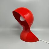 1960s Original Red Dalù Table Lamp by Vico Magistretti for Artemide (NOT A REPLICA)