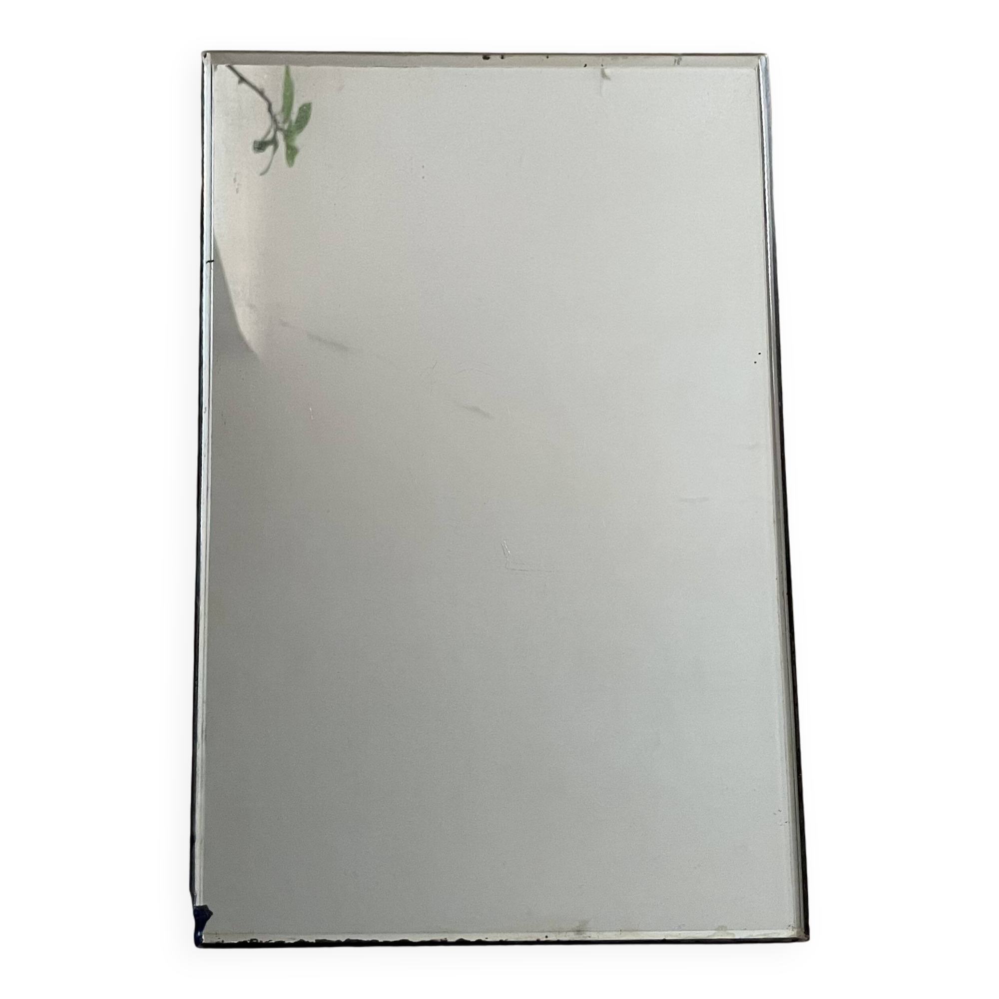 Miroir biseauté ancien 26x42cm