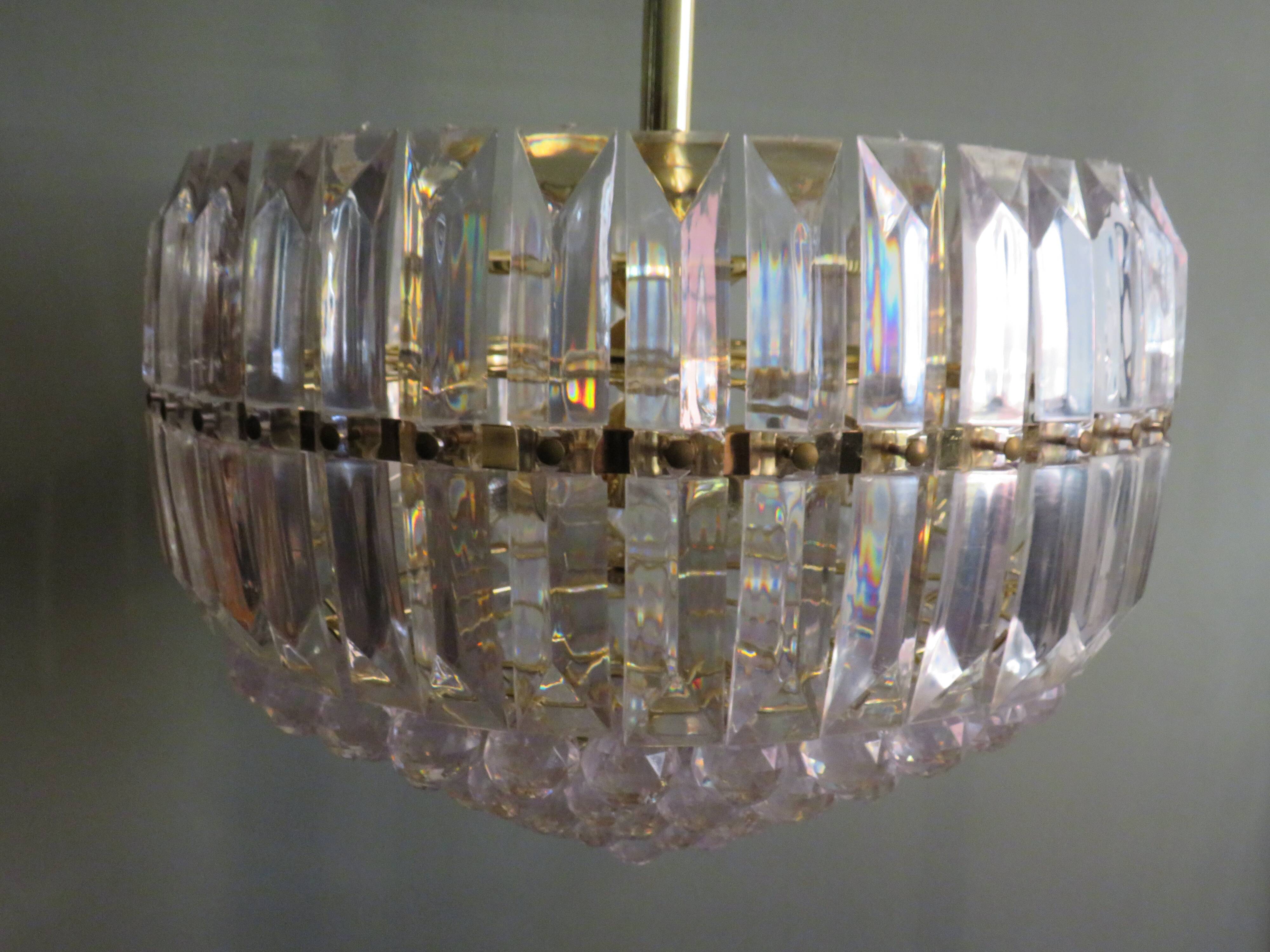 Hollywood Regency Chandelier 1978